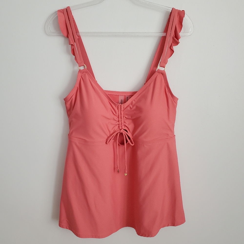 Addition Elle Coral Swim Tank Size 12